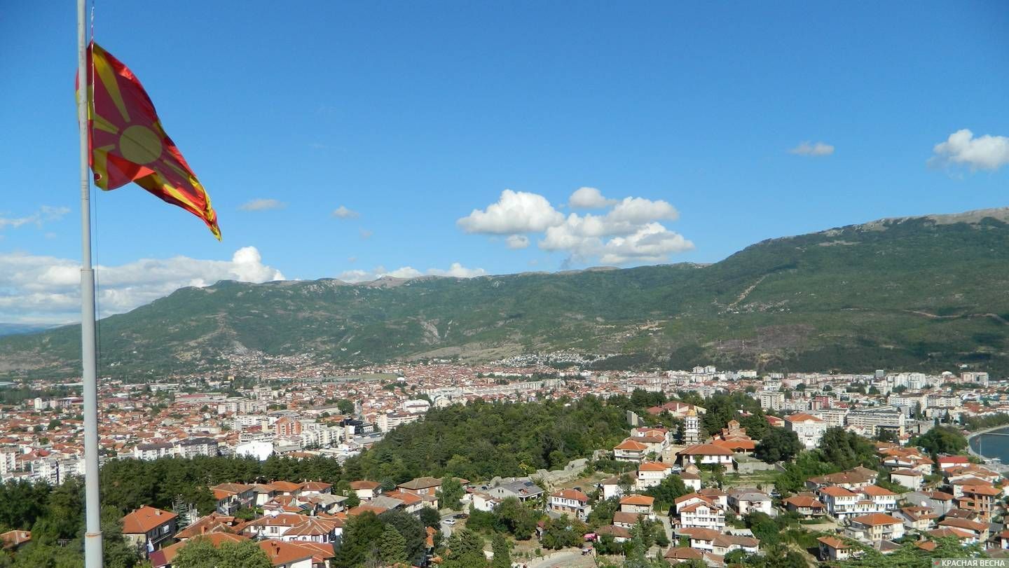 Панорама. Охрид. Македония