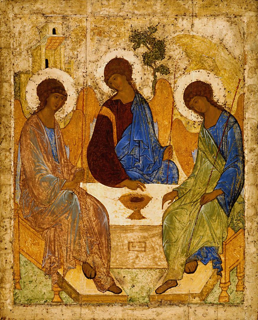 Андрей Рублев. Святая Троица, 1411 или 1425–1427 