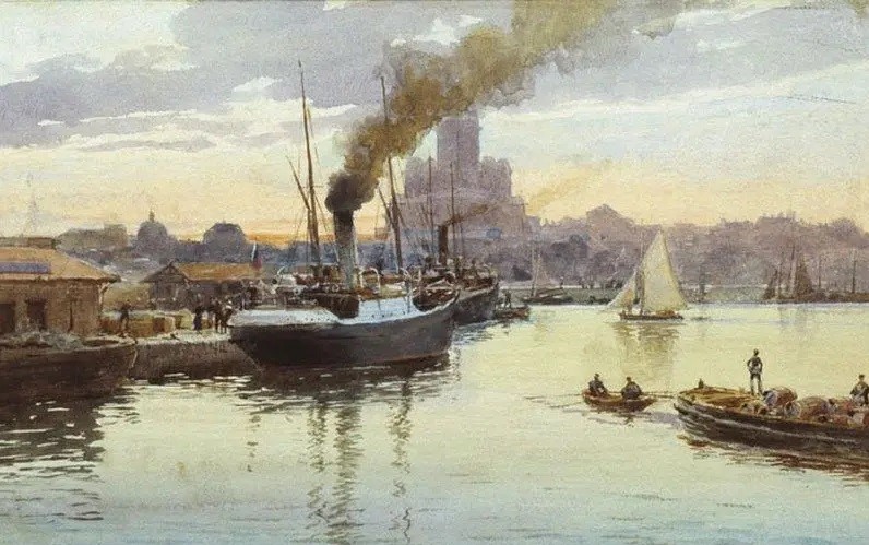 Альберт Бенуа. Порт. 1895