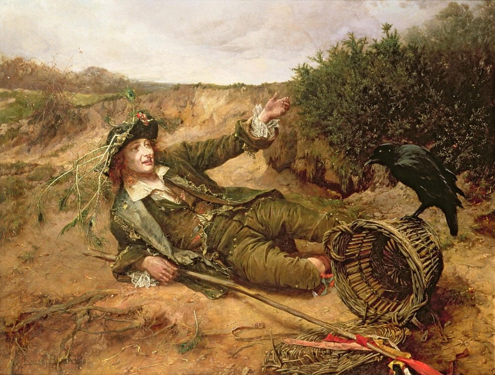 Эдгар Банди. Лежащий на обочине. 1886