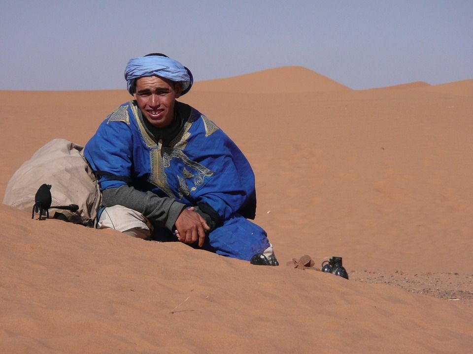 Пустыня, Марокко, бедуин