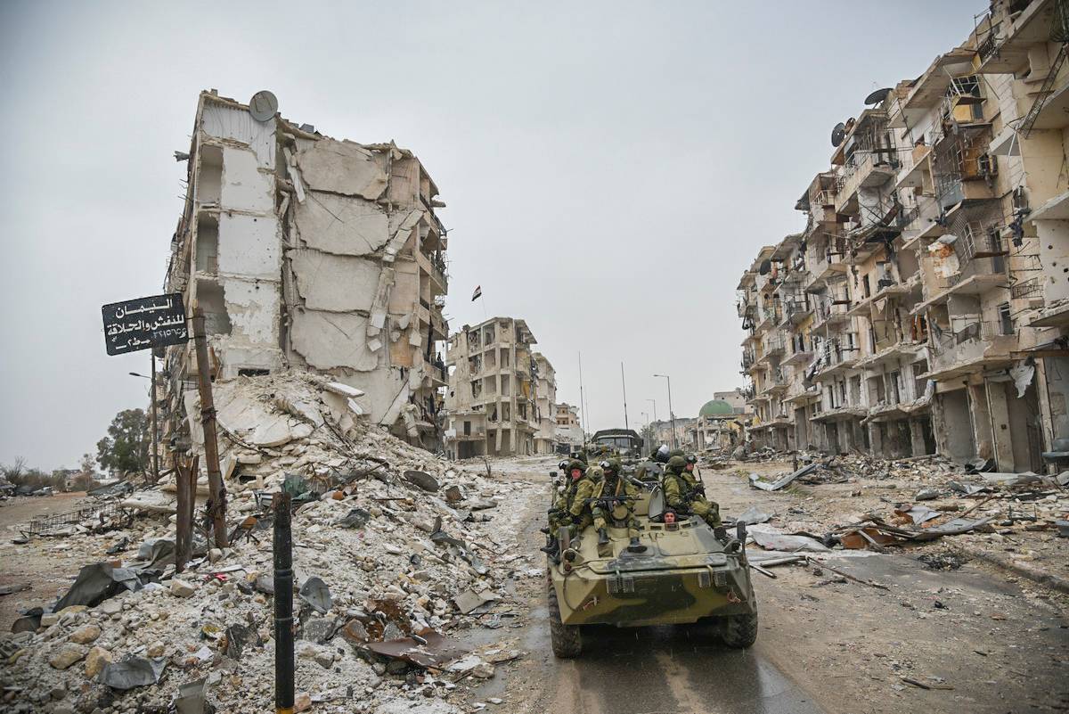 Алеппо, Сирия. Фото: (сс) пресс-служба Минобороны РФ