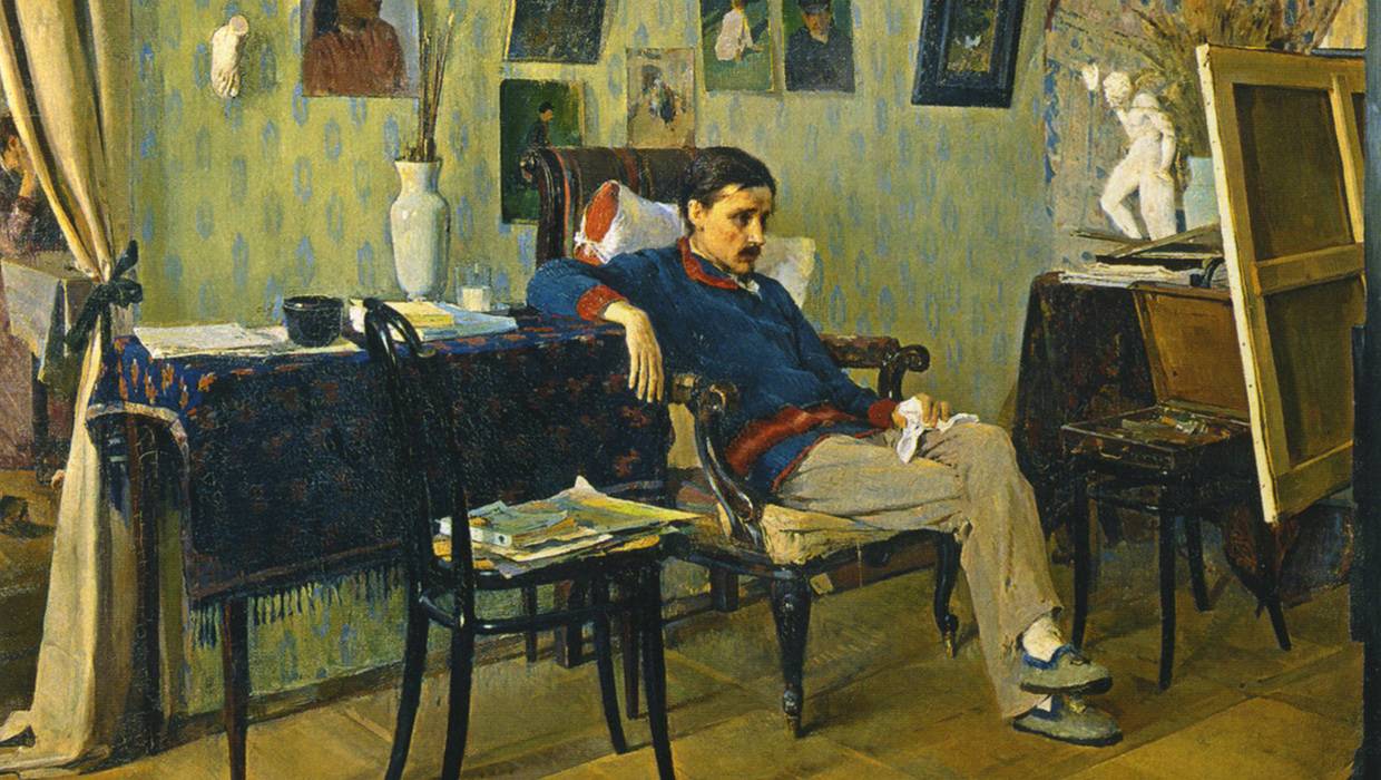 Алексей Корин. Больной художник (фрагмент). 1892