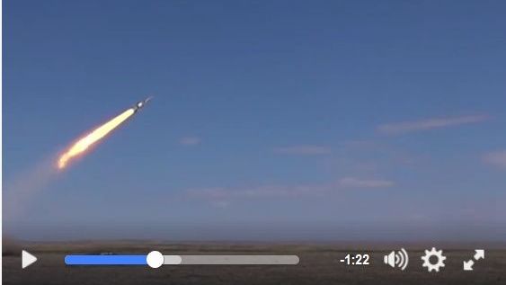 [Цитата из видео «пуск ракет из модернизированного комплекса ЗРК С-125 М „Печора“». facebook.com]