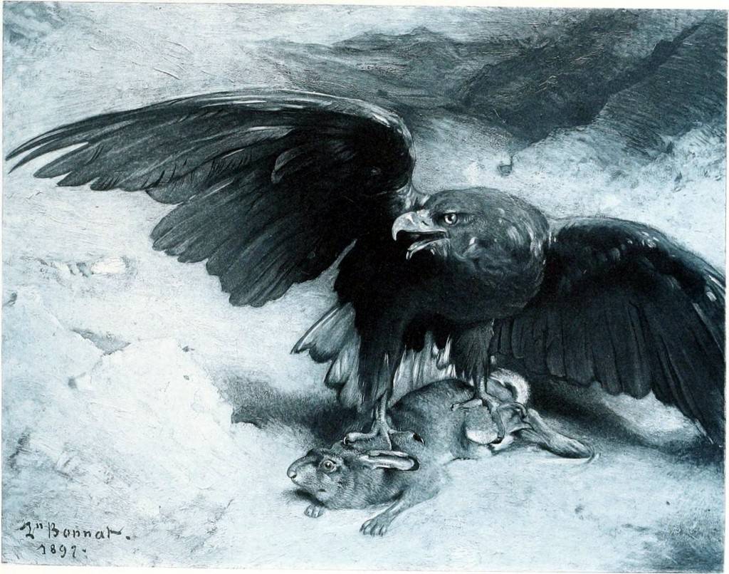 Бонна Леон. Орел и кролик. 19 век