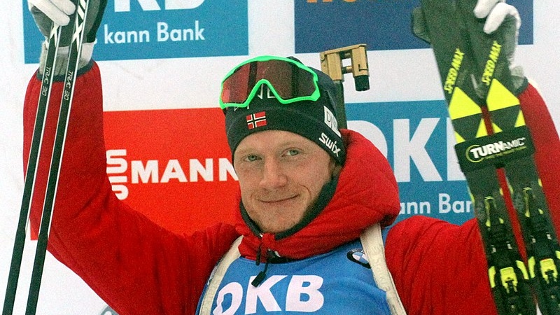 Норвежский биатлонист — четырехкратный олимпийский чемпион Йоханнес Бё