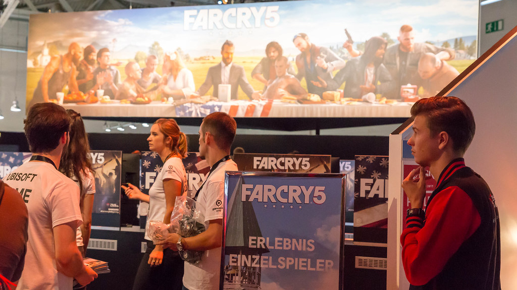 Выставочный стенд видеоигры Far Cry 5