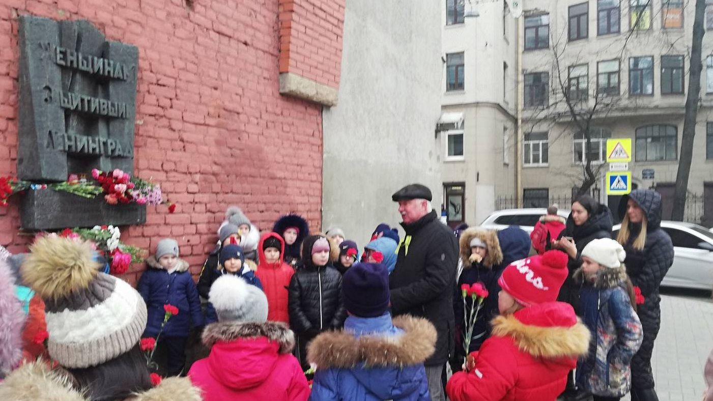Акция памяти в Петроградском районе Санкт-Петербурга