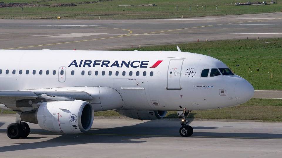 Самолет авиакомпании Air France