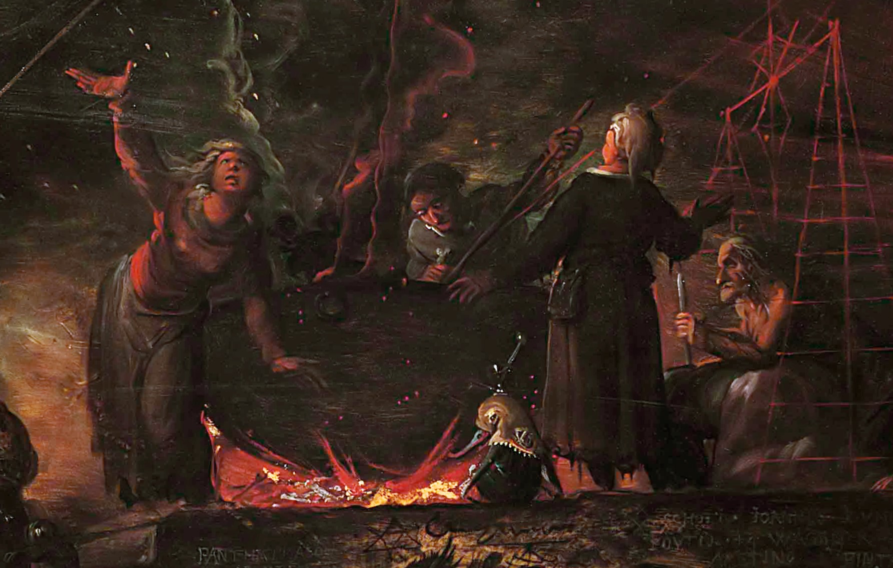 Франс Франкен Младший. Шабаш ведьм (фрагмент). 1607