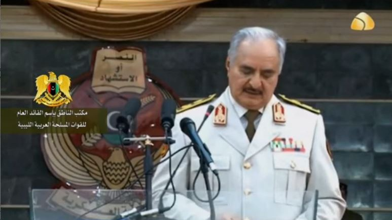 Цитата с пресс-конференции главы Ливийской национальной армии Халифы Хафтара