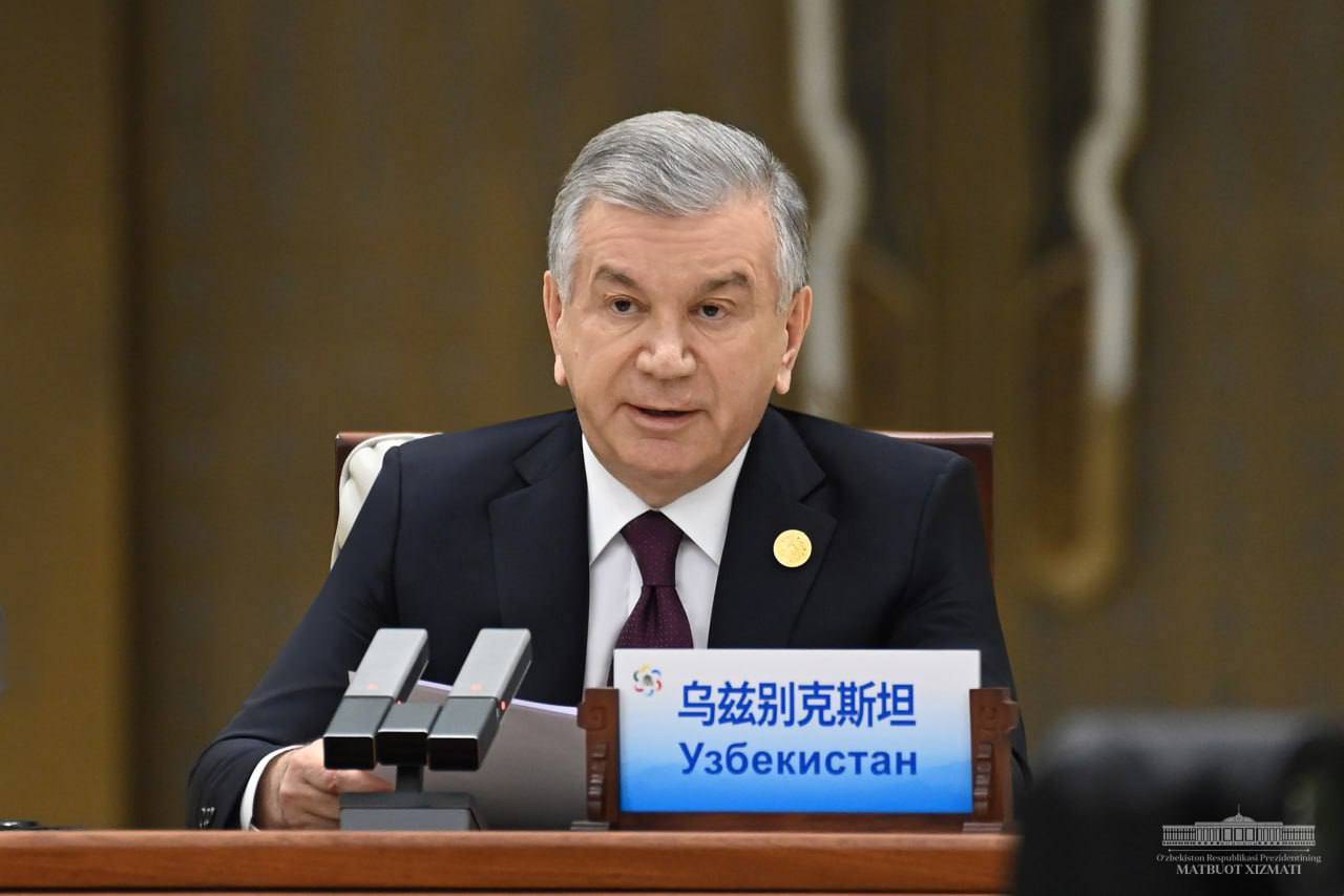 Выступление президента Узбекистана Шавката Мирзиёева на саммите «Центральная Азия — Китай» в Сеане