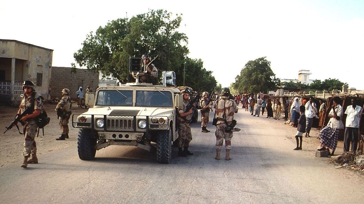 Солдаты США в Джубаленде, 1993 год