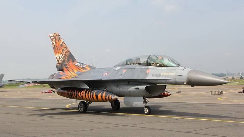 F-16D ВВС Турции