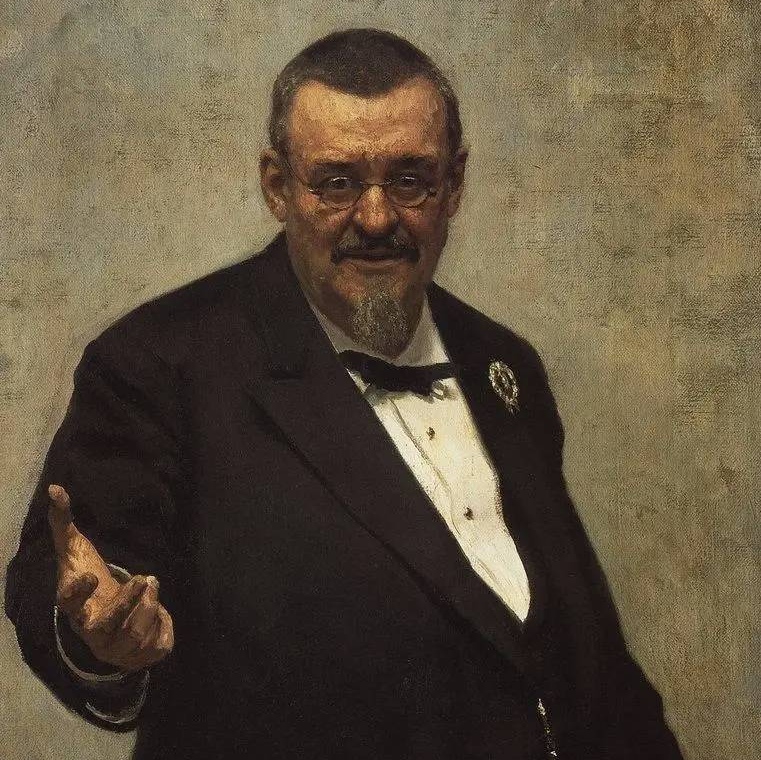Илья Репин. Портрет юриста В. Д. Спасовича. 1891