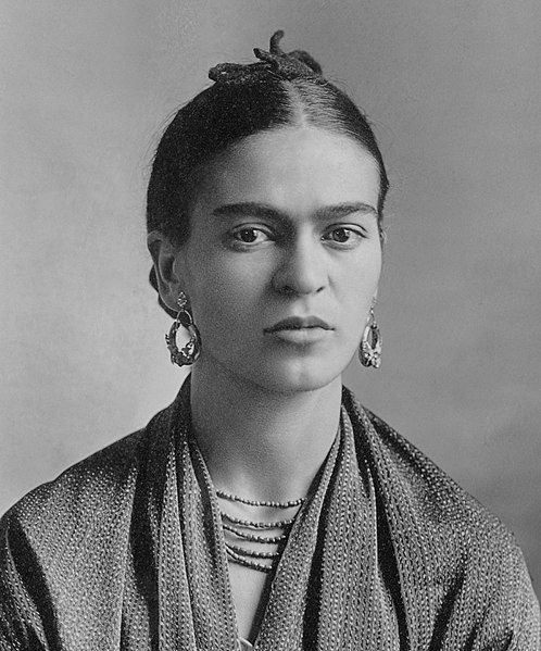 Frida Kahlo, by Guillermo Kahlo (cropped)