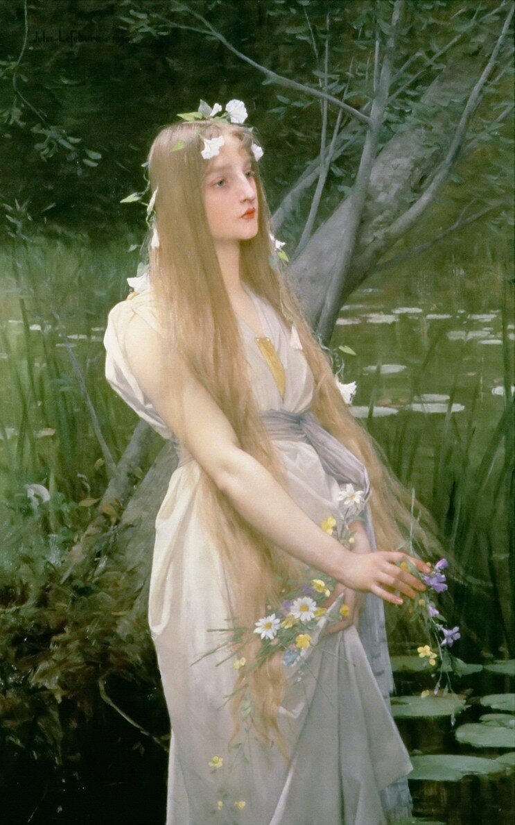 Жюль Лефевр. Офелия. 1890