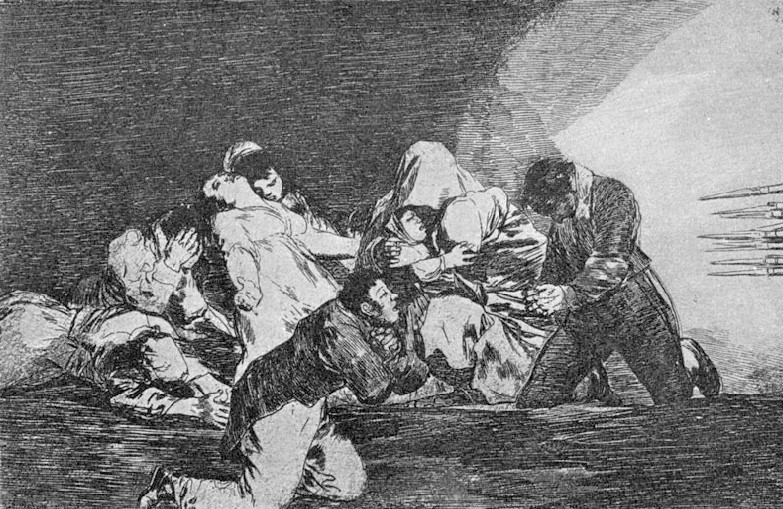 Франсиско Гойя. «Нельзя смотреть на это». Из серии «Бедствия войны». 1810