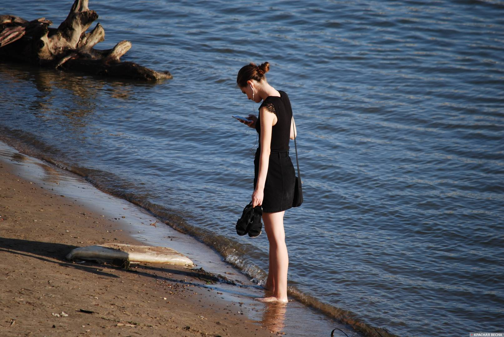 Девушка на берегу