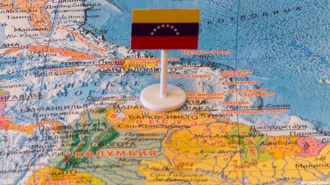 Венесуэла на карте мира
