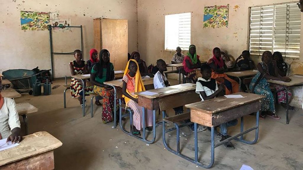 Школа в Сенегале
