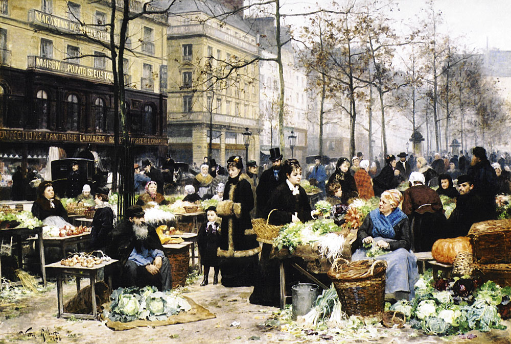 Овощной рынок. 1878