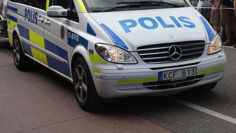 Полицейский автомобиль. Швеция