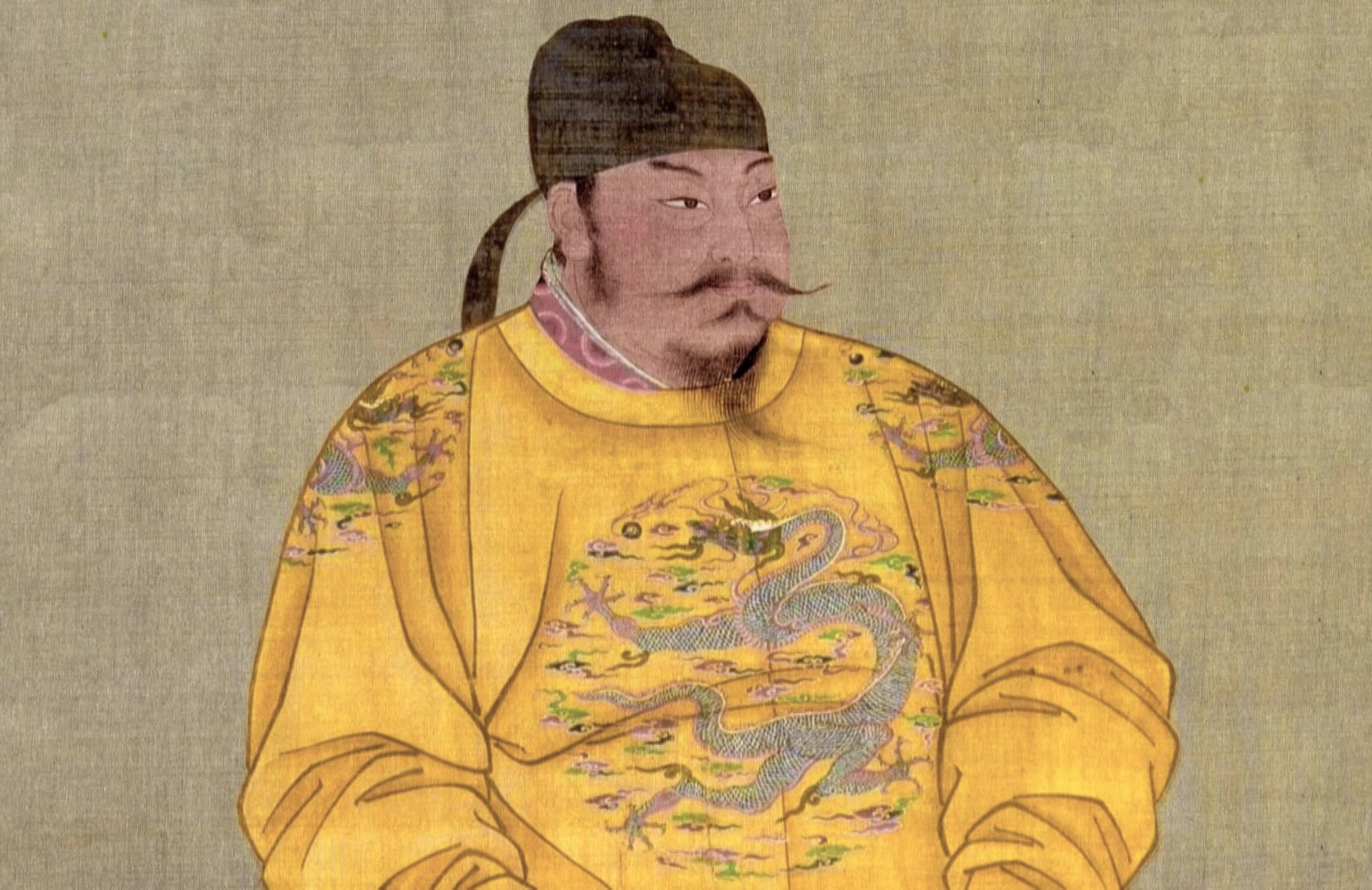 Неизвестный художник. Ли Шиминь, китайский император династии Тан. VII в.