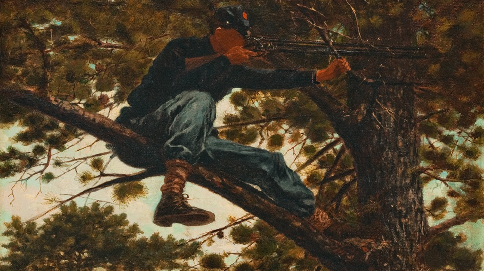Уинслоу Хомер. Снайпер (фрагмент). 1863