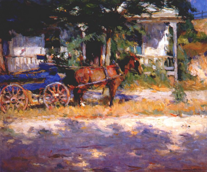 Армин Хансен. Дом фермера. Ок. 1916
