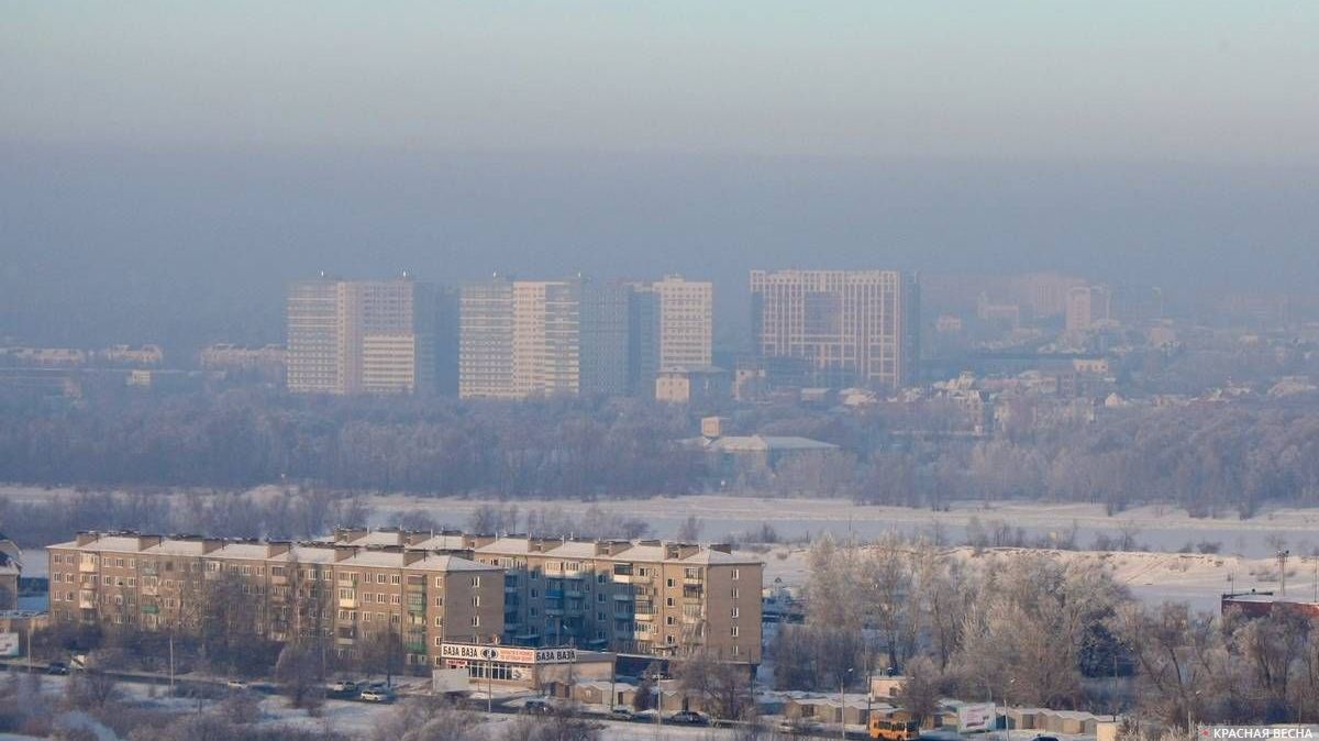 Вид на город. Омск