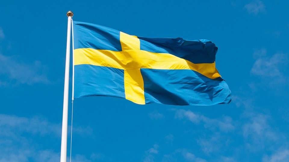 Швеция, флаг, шведский флаг