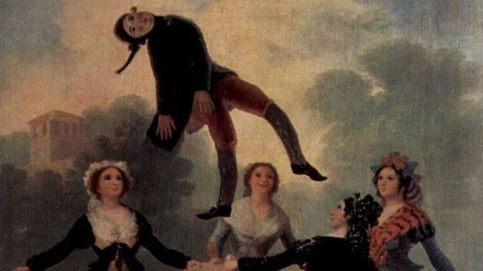 Франсиско де Гойя. Марионетка (фрагмент). 1791