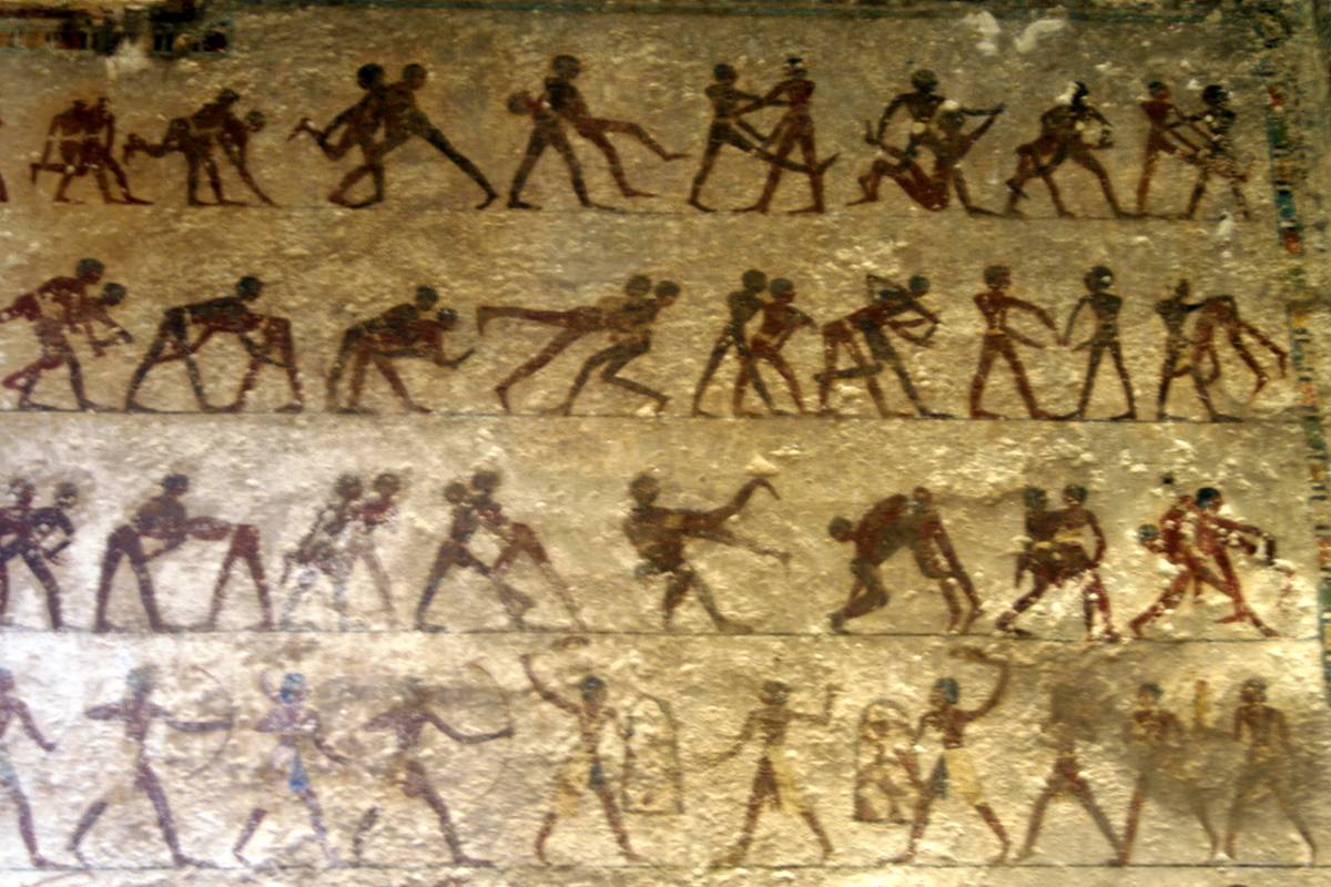 Фреска из гробницы Хнумхотепа II