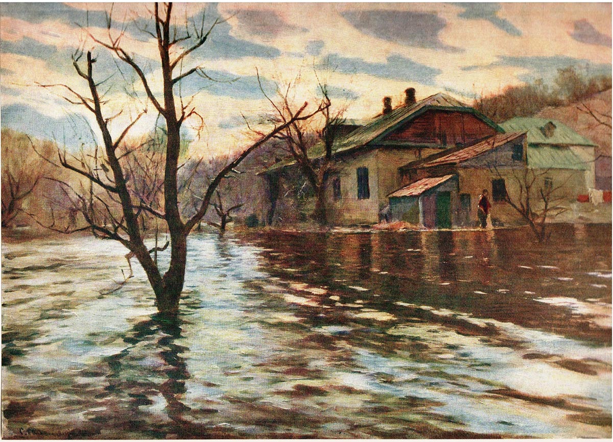 Сергей Святославский. Наводнение. 1900–1903