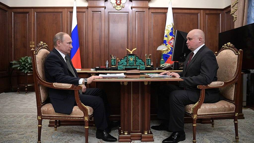 Владимир Путин и Сергей Цивилев