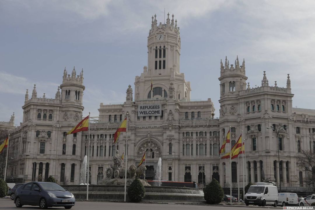 Здание главпочтампта в Мадриде