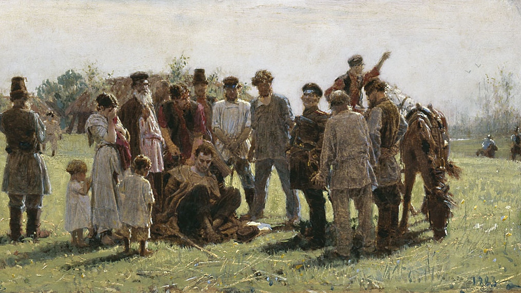 Константин Савицкий. Беглый (фрагмент). 1883