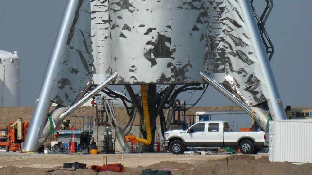 Прототип корабля Starhopper