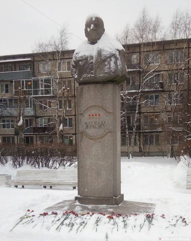 Памятник Жукову на пр. Славы. 27.01.2019