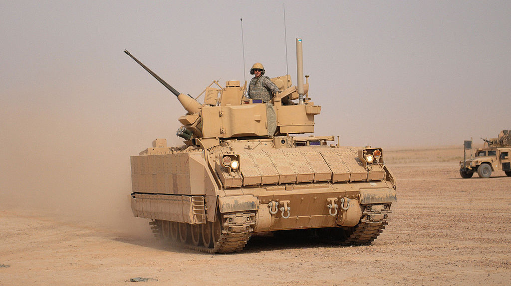 БМП M2A3 Брэдли США в Ираке