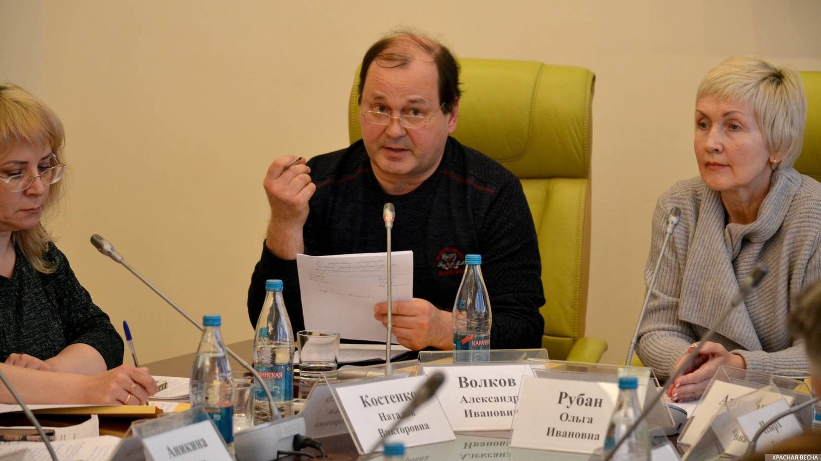Александр Волков, участник работы круглого стола Общественной палаты, Новосибирск