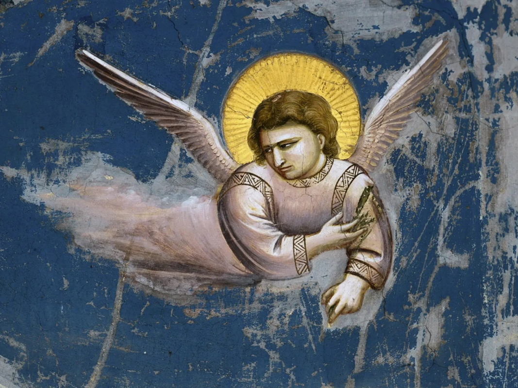 Джотто ди Бондоне. Бегство в Египет. Сцены из жизни Христа (фрагмент). 1309