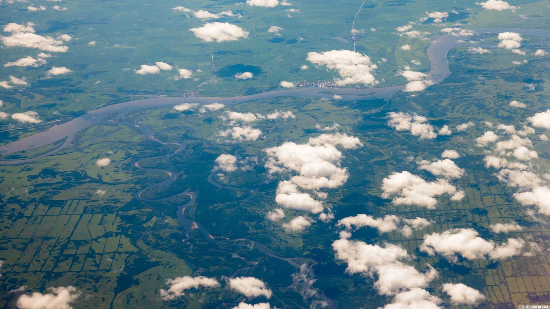 Пограничная река Уссури, Хабаровский край.