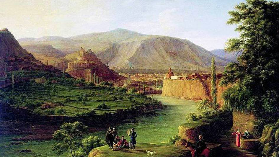 Н. Г. Чернецов. Вид Тифлиса. 1832