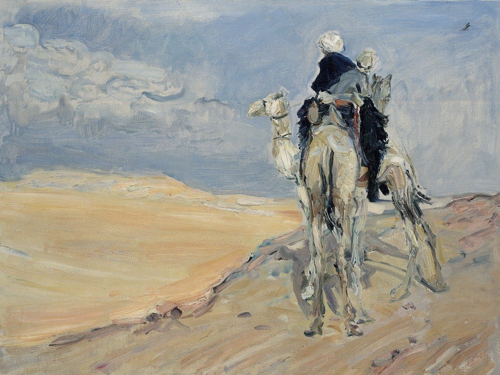 Макс Слефогт. Песчаная буря в ливийской пустыне (фрагмент)