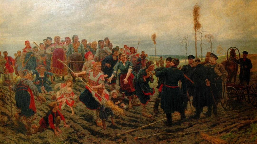 Константин Савицкий. Спор на меже. 1897