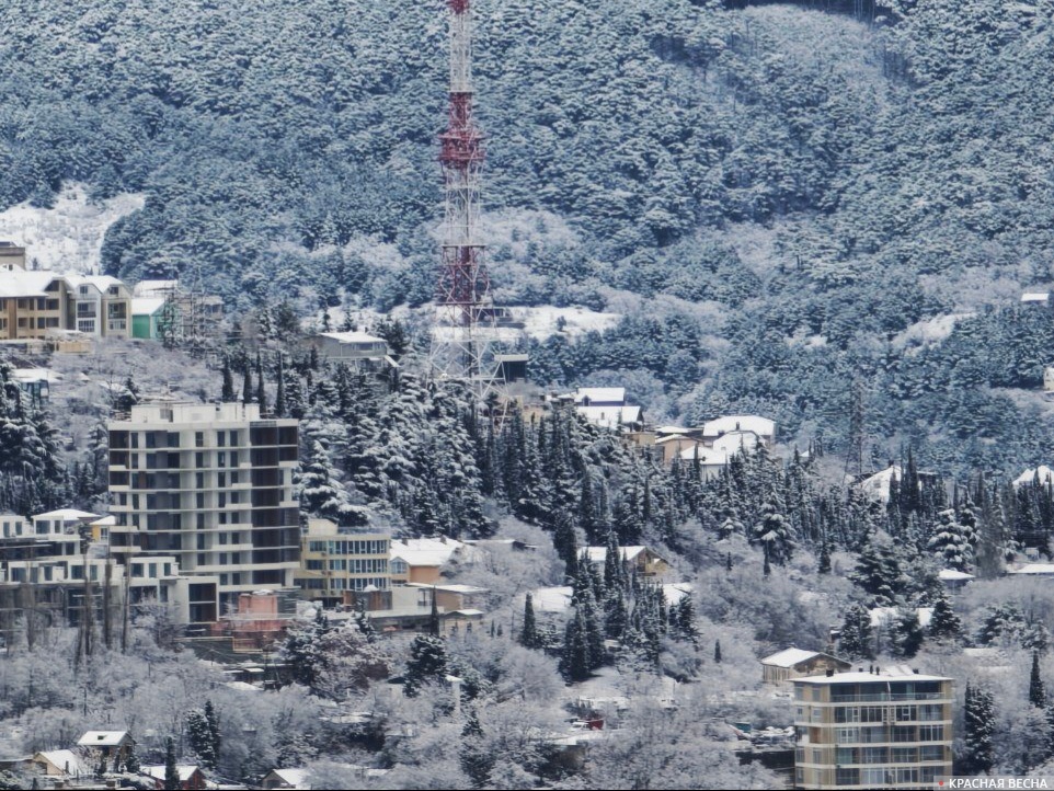 Ялта. Крым в снегу 