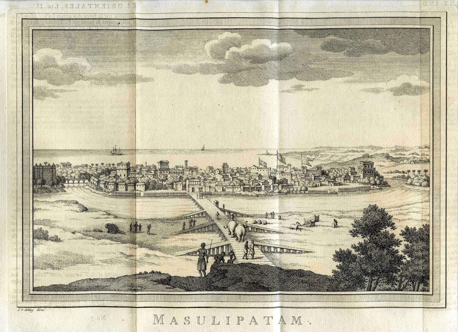 Масулипатам, Индия.1746