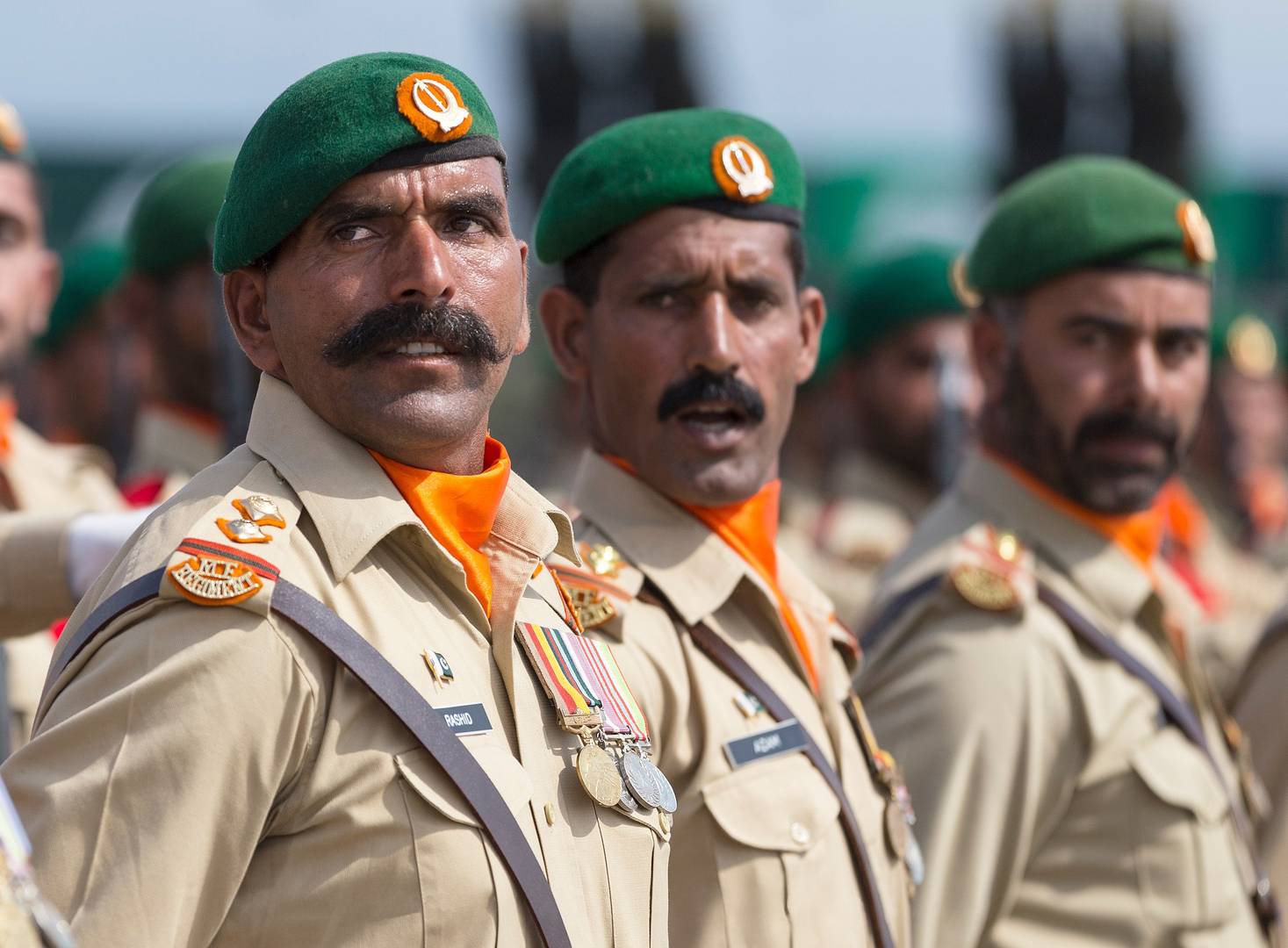 Военнослужащие Пакистана на параде